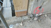 Connection of the wooden structure to the existing concrete elements