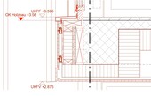 Sketch facade detail below