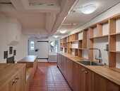 Blick in den Buffetbereich im Altbau (Fotos Roger Frei)