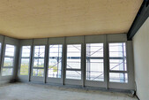 Wooden ceiling with 9m span