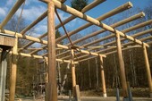 Supporting structure after assembly
