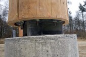 Mounted prop foot