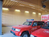 The new garage offers plenty of space for all kinds of vehicles...