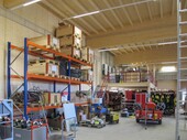 And also serves as material storage for the fire department and civil defense of Gurmels