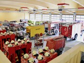 Also has room in the hall: fire department magazine including emergency vehicles