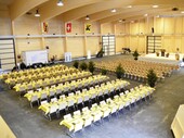 Spacious: The new hall can accommodate 2,000 people.