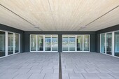 Eingangsbereich mit Holz Decke