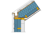 Détail de la gouttière EFH