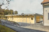 Ein grosses Vordach für den Witterungsschutz