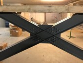 Stahlkreuz zur Erdbebenertüchtigung