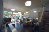 Interior bright with acoustic ceiling