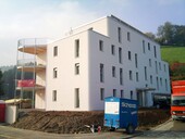 Abgerundete Fassade