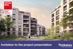 Invitation to Swissbau 24 Project presentation Zelgstrasse Uster